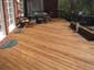 Pressure Treated Wood Deck Cleaned and Sealed with Cedar Tinted Sealer