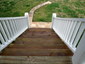 Porch Steps After Clean and Seal
